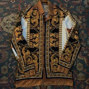 Versace button up